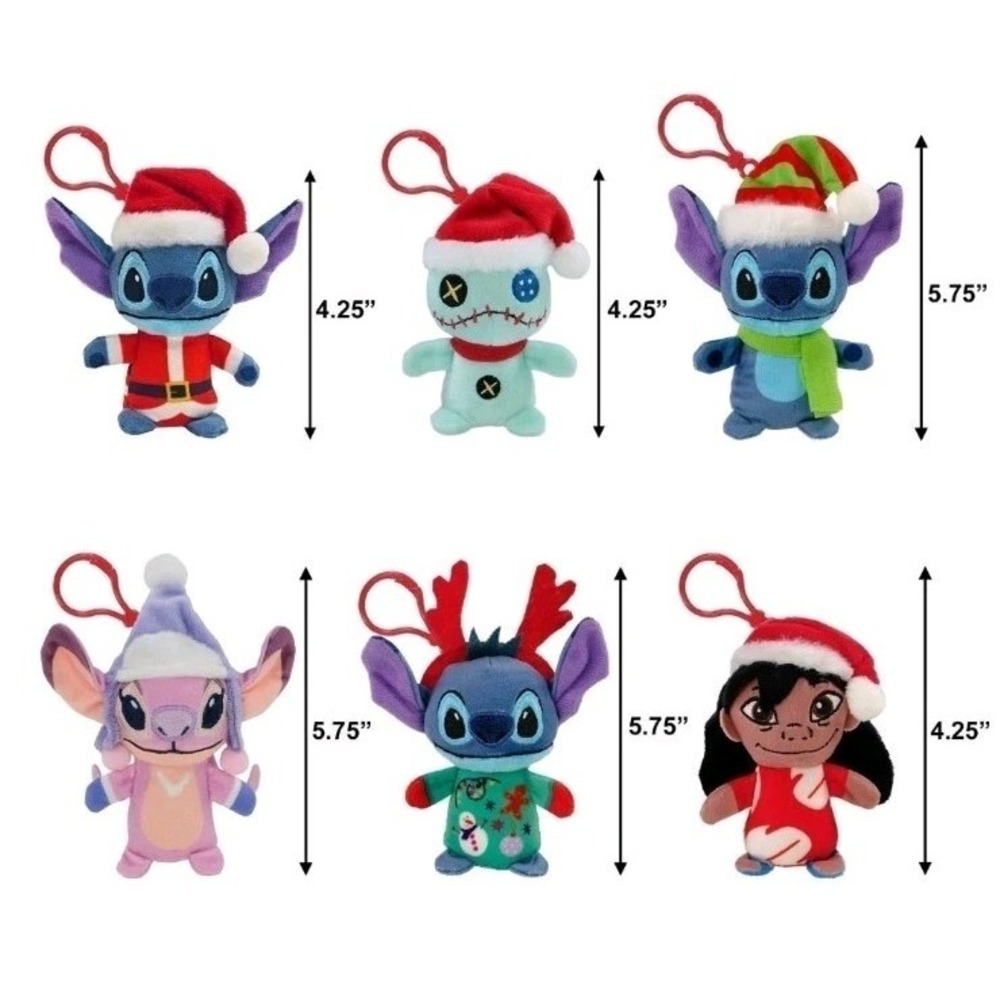 Disney Lilo & Stitch Blind Bag Plush Clip-On Character - Sealed Bag! Toy Gift - Picture 3 of 3